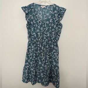 Floral Blue Loft Dress